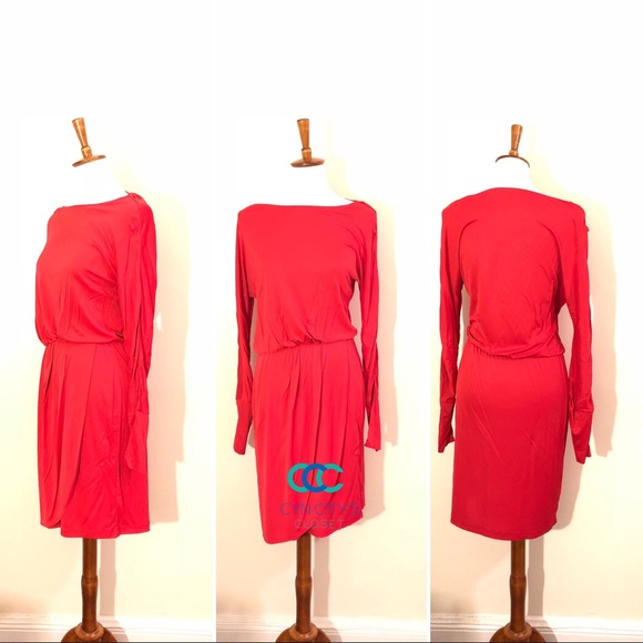 Red Long Dress BCBG